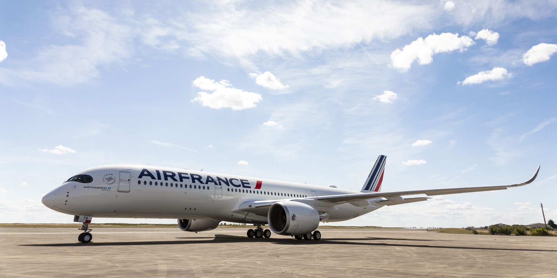 A350 on tarmac