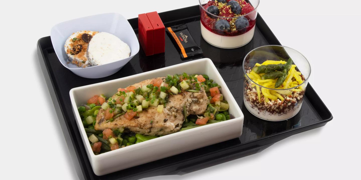 0683　エールフランス  機内食  メニュー表 0683 エールフランス 機内食 メニュー表
