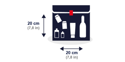 klm liquids hand luggage