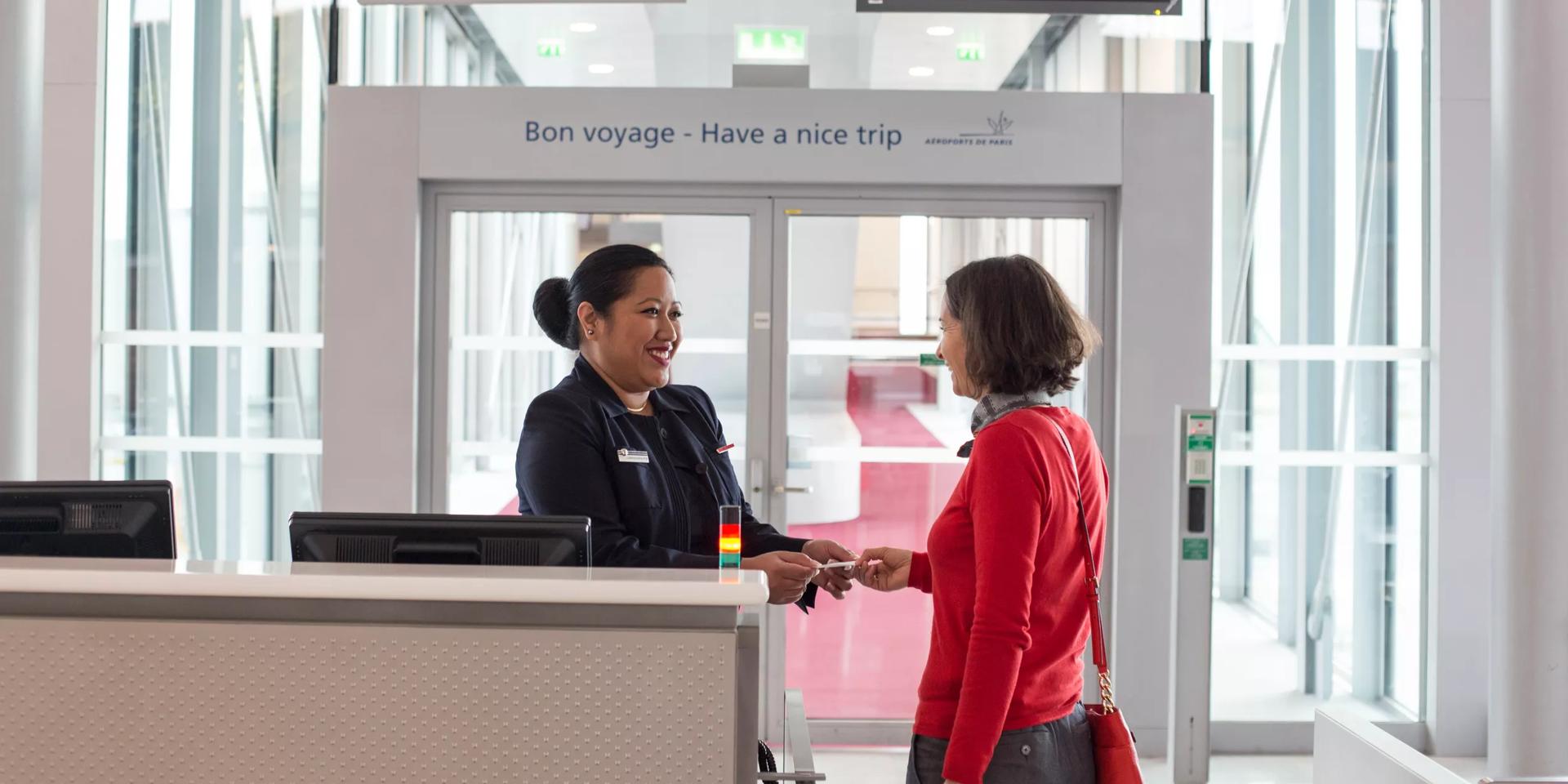 Wann am Flughafen sein? Air France