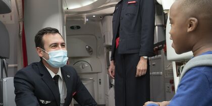 Traveling With An Infant By Plane Priority Boarding At The Airport Air France