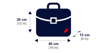 carry on bag size air france