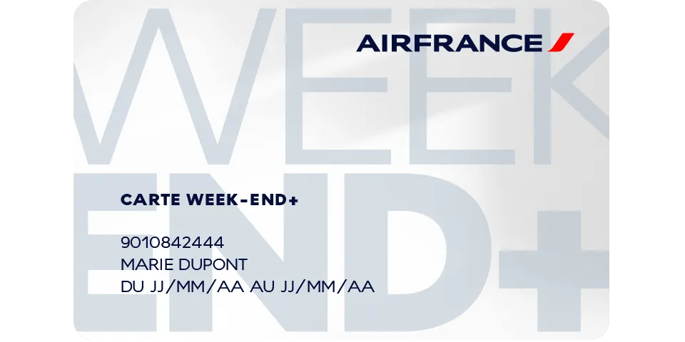 Cartes De Reduction Air France