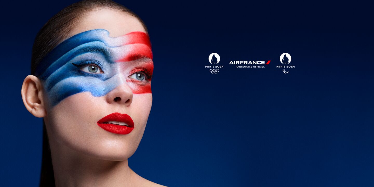 Air France partenaire officiel des Jeux Olympiques et Paralympiques de Paris 2024.