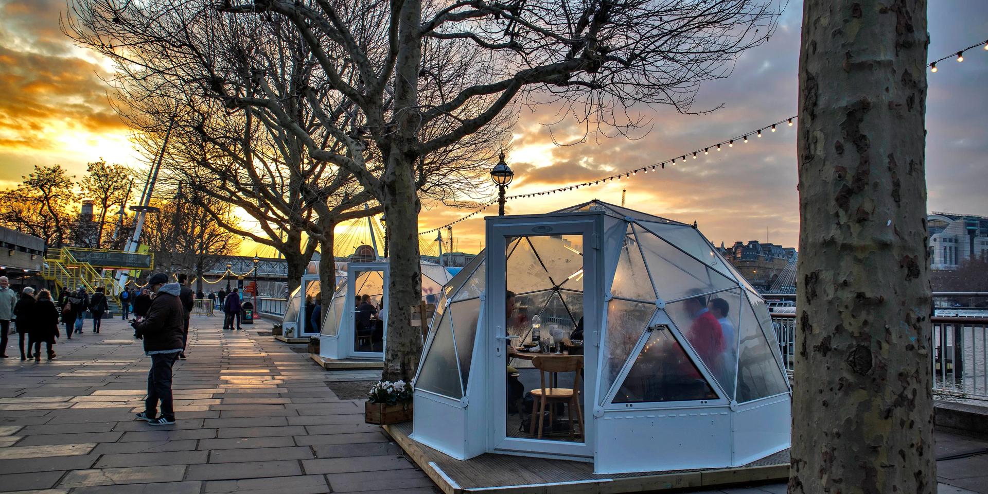 Panorama dos melhores restaurantes insólitos de Londres