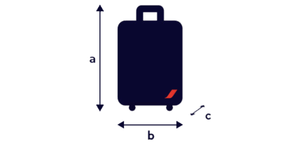 23kg luggage size