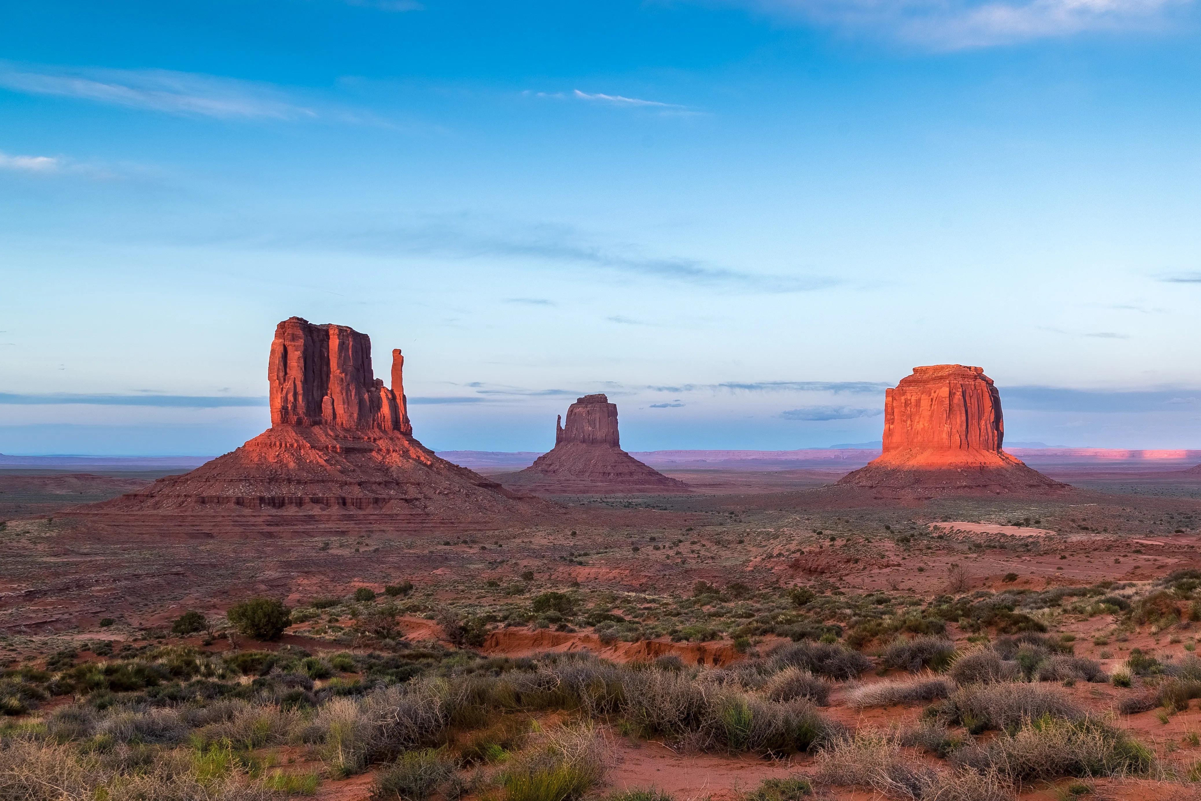 Sunset At Monument Valley