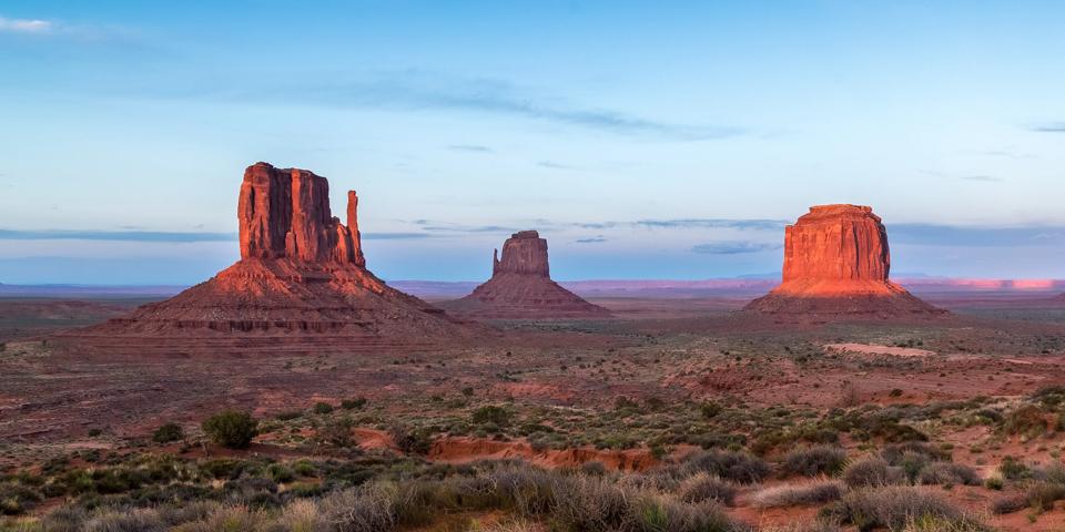 Sunset At Monument Valley