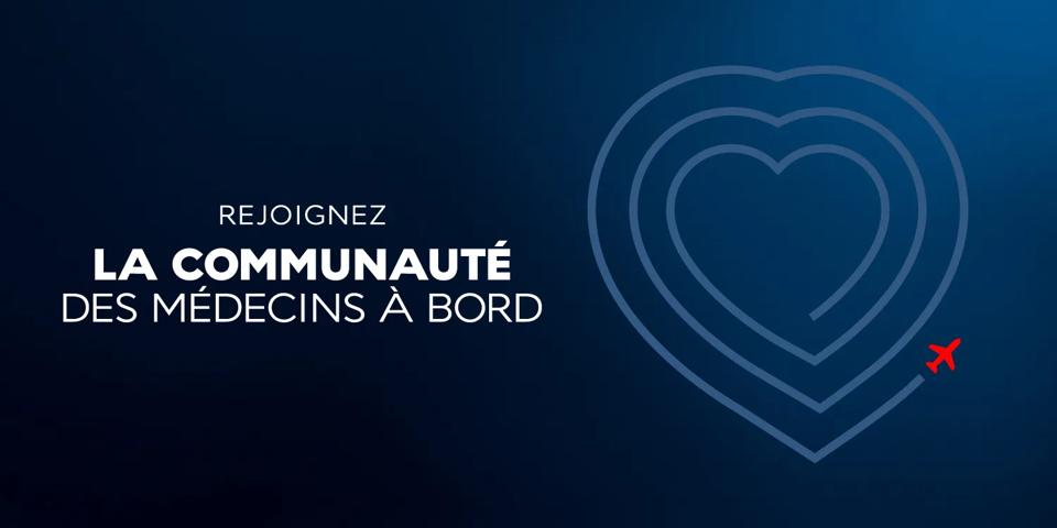 visuel du programme docteurs a bord Air France KLM