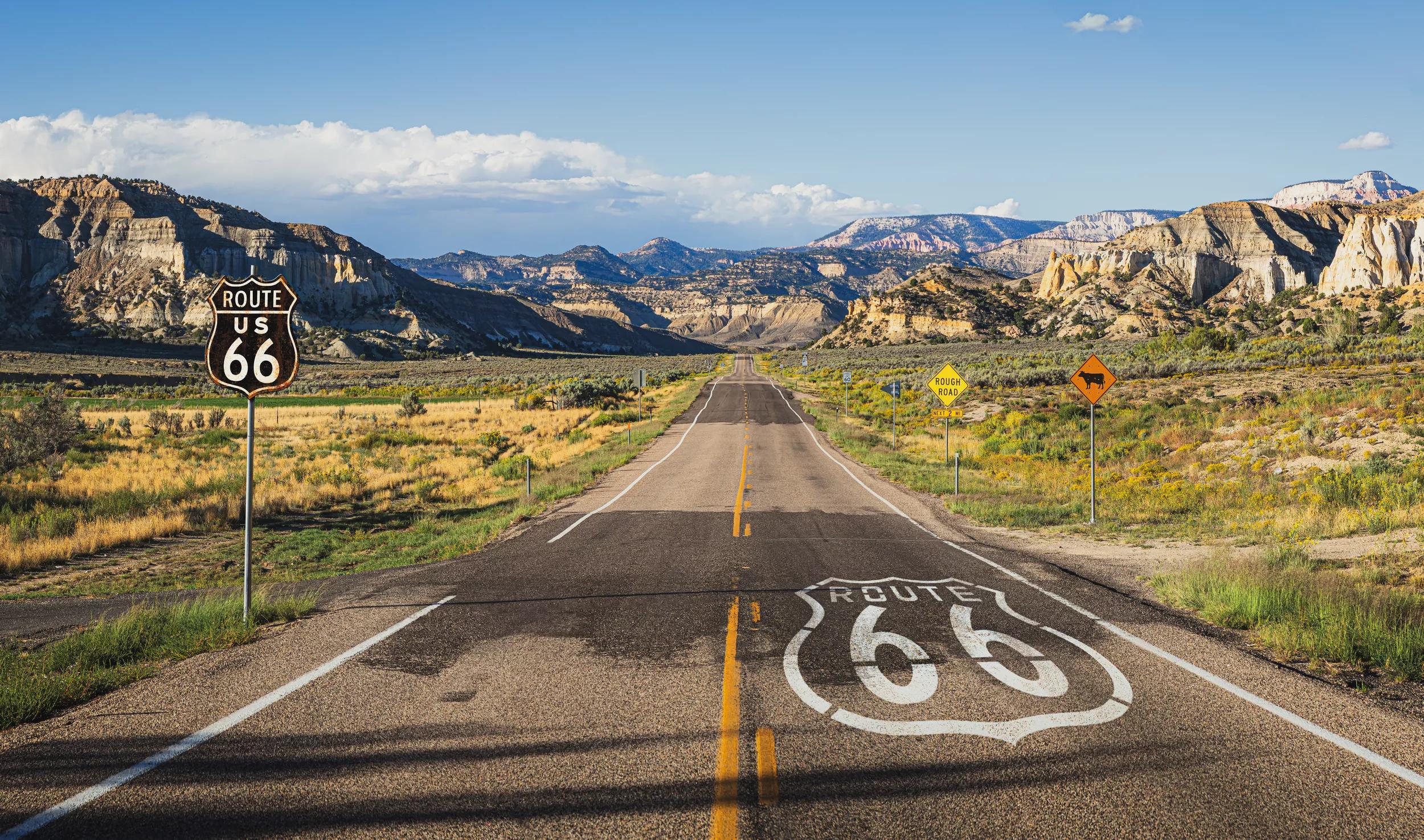 route 66 sunset