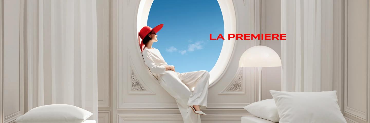 femme avec chapeau rouge