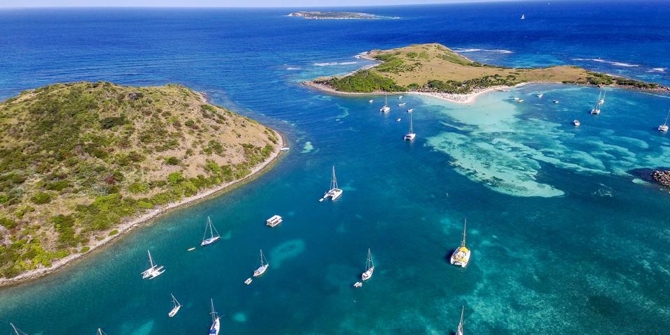 Sint Maarten, boats in Caribbean