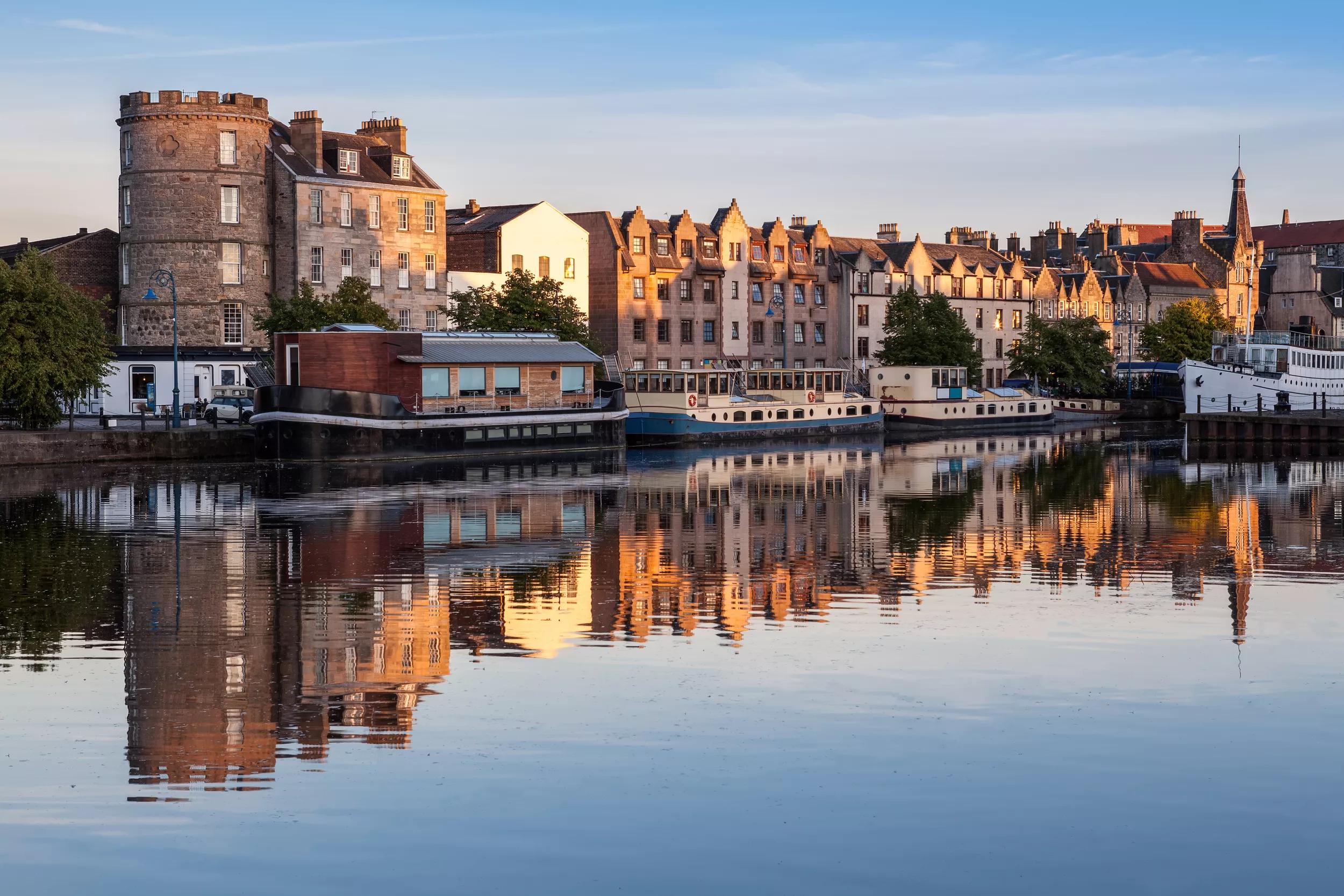 Sunset in the Shore, Leith, Edinburgh