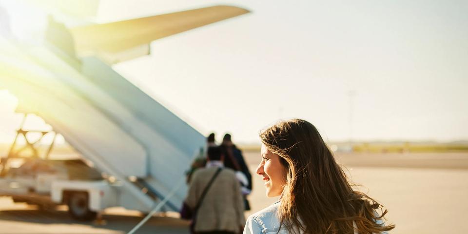 woman at the airport