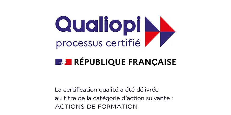 certified by Qualiopi logo