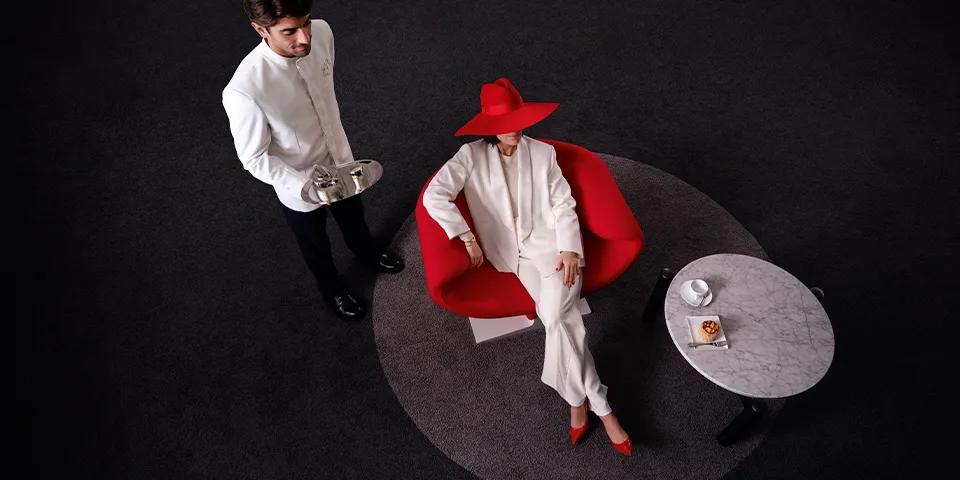 la premiere-salon-vestibule-femme sur fauteuil
