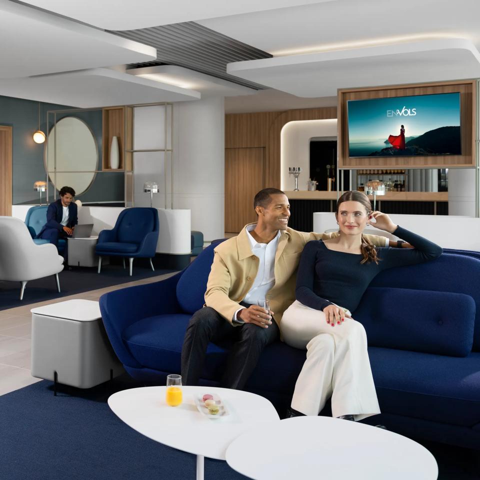 Nuestra sala VIP en el aeropuerto internacional de San Francisco