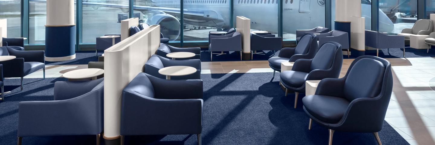 Our lounge at Los Angeles international airport