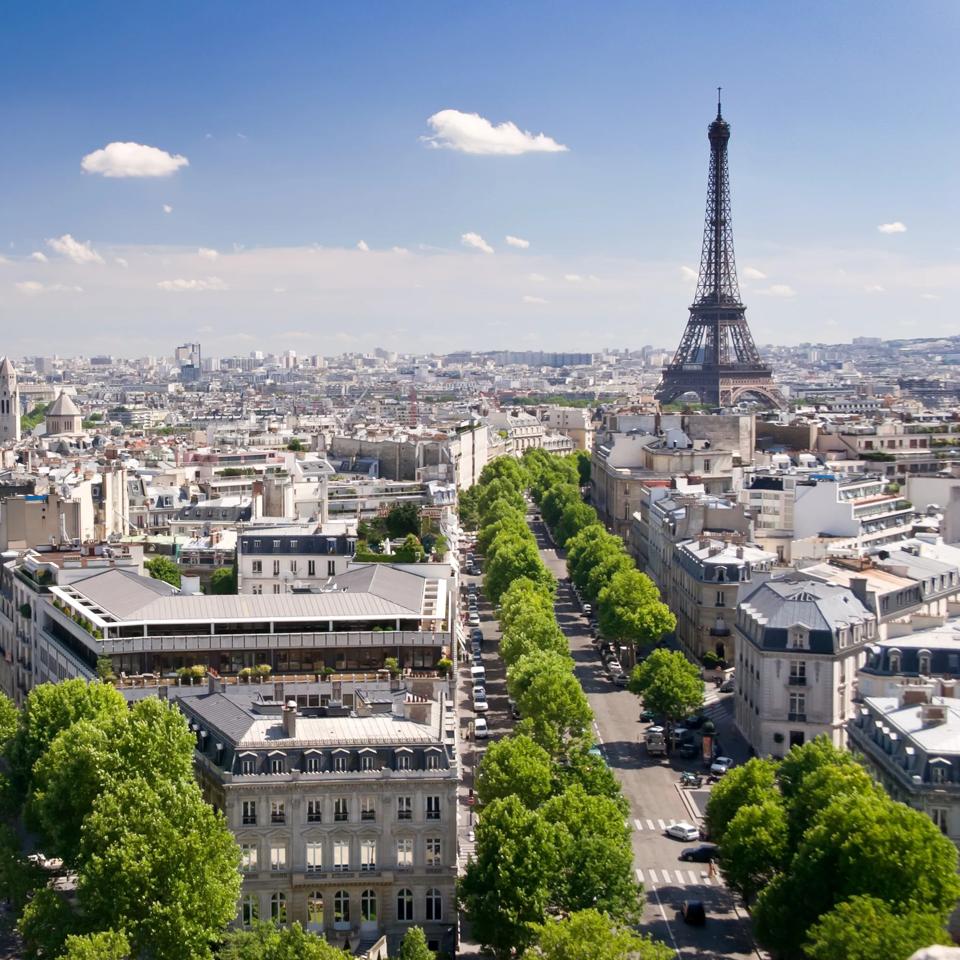 paris aerial view