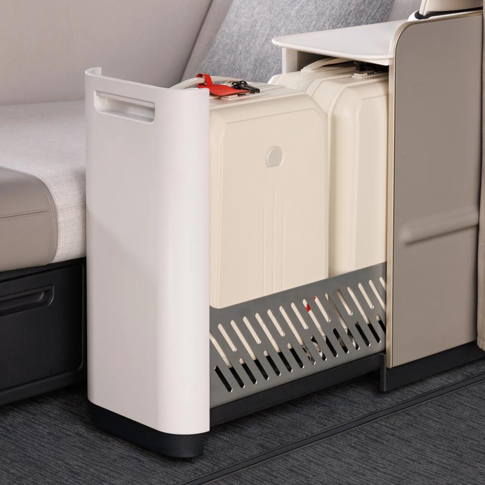 rangement valise cabine La Première