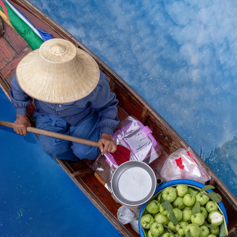 Thailand, floating market