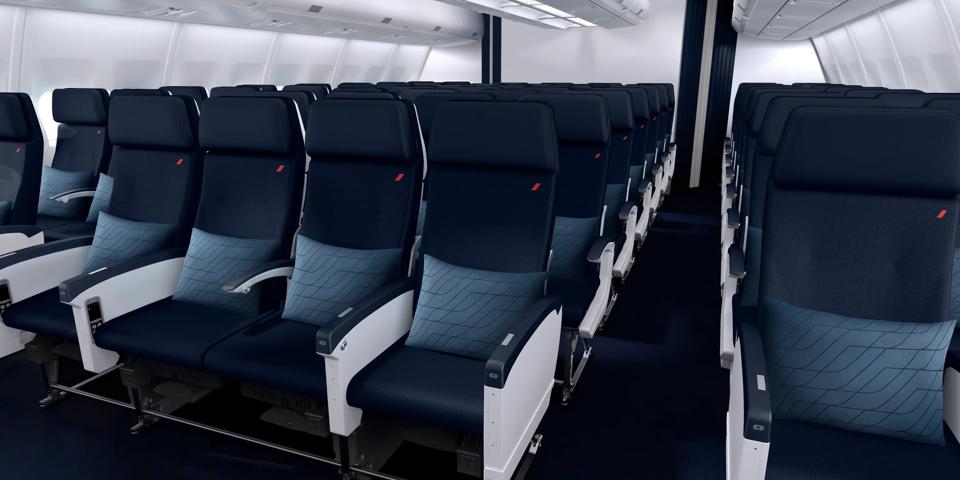 Assentos num avião