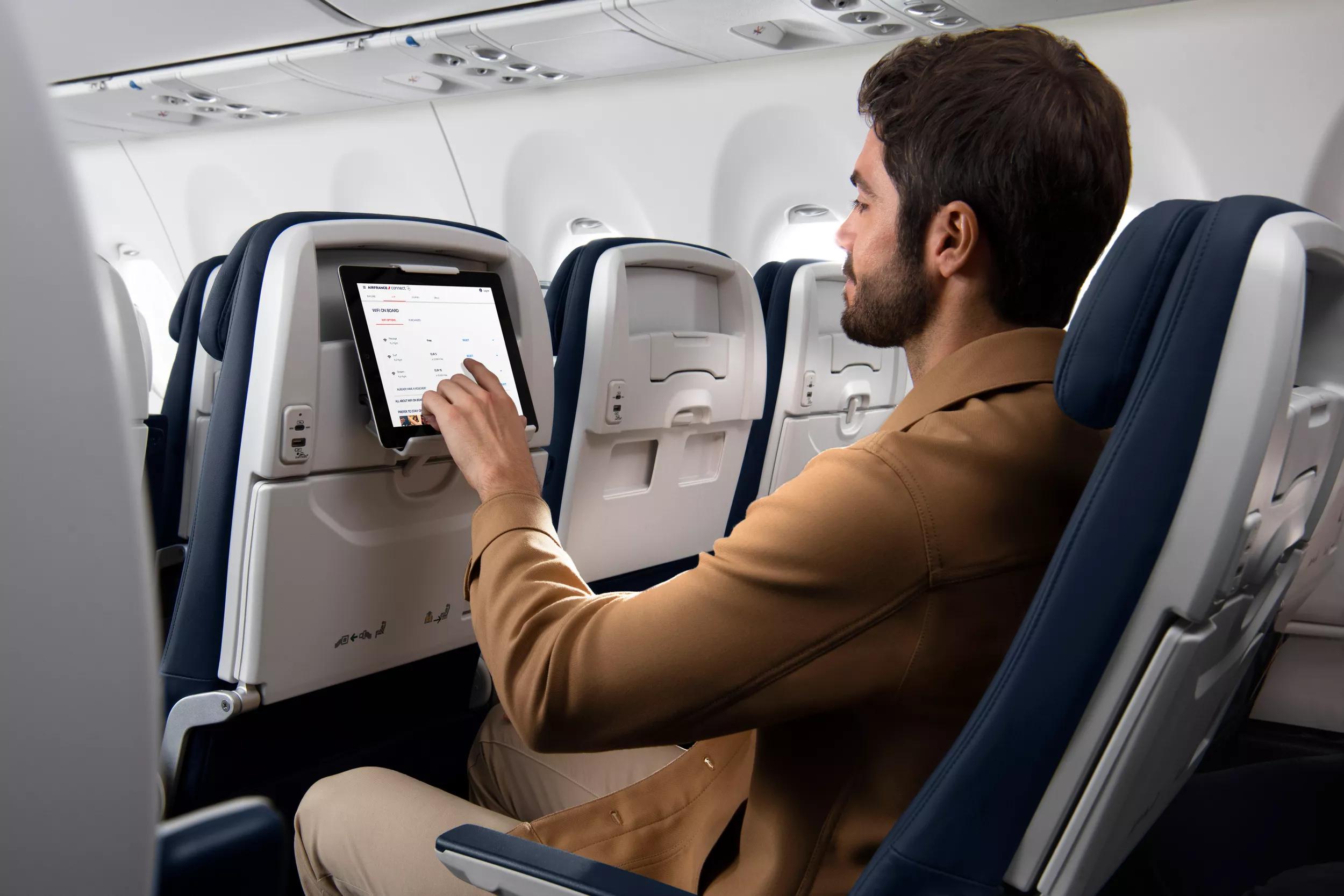 Wi-Fi на борту самолета | Air France