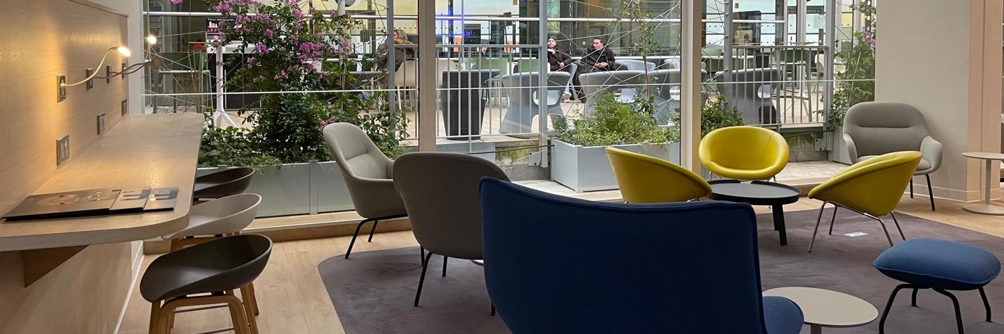Our partner lounge at the Montpellier-Méditerranée airport 