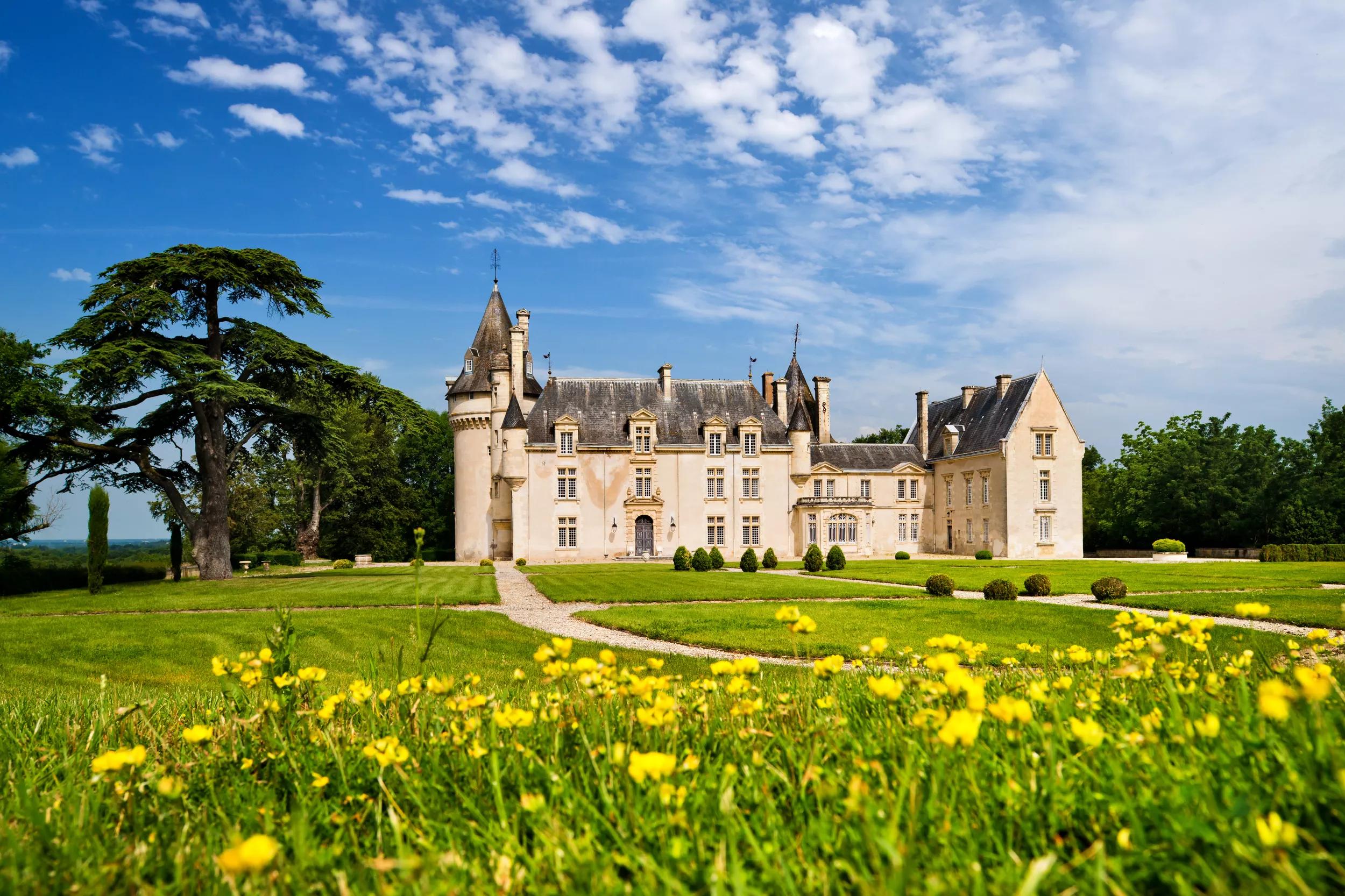 French castle in Bordeaux